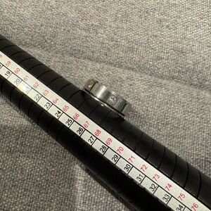 Stainless steel anti anxiety spin ring size 6